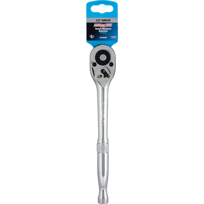 Channellock 1/2 In. Drive 72-Tooth Quick Release Ratchet