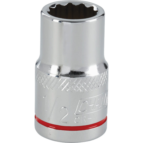 Channellock 1/2 In. Drive 1/2 In. 12-Point Shallow Standard Socket