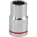 Channellock 1/2 In. Drive 1/2 In. 12-Point Shallow Standard Socket