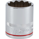 Channellock 1/2 In. Drive 1-1/8 In. 12-Point Shallow Standard Socket