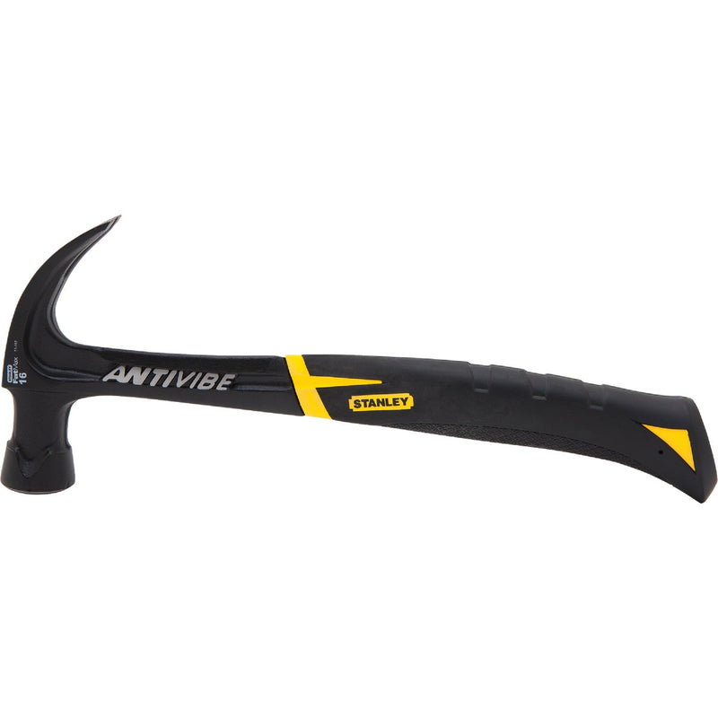 Stanley FatMax Anti-Vibe 16 Oz. Smooth-Face Curved Claw Hammer with Steel Handle