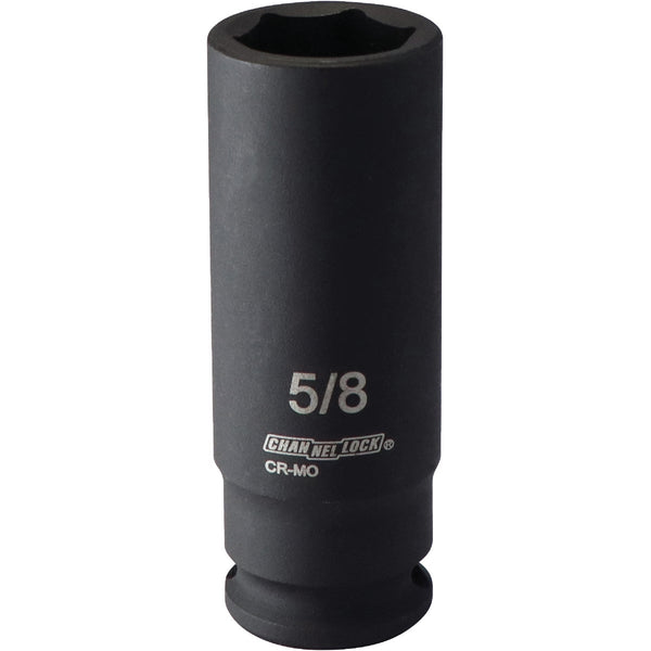 Channellock 3/8 In. Drive 5/8 In. 6-Point Deep Standard Impact Socket