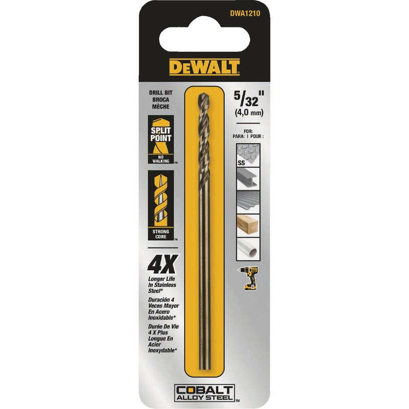 DeWalt 5/32 In. Industrial Cobalt Drill Bit