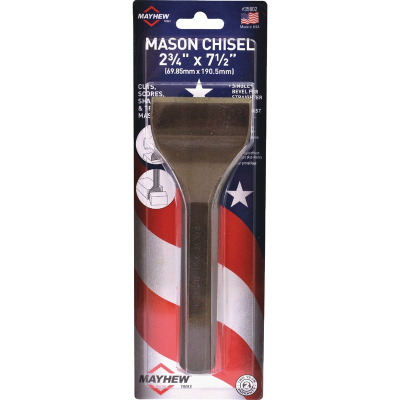 Mayhew Tools 2-3/4 In. x 7-1/2 In. Mason Chisel