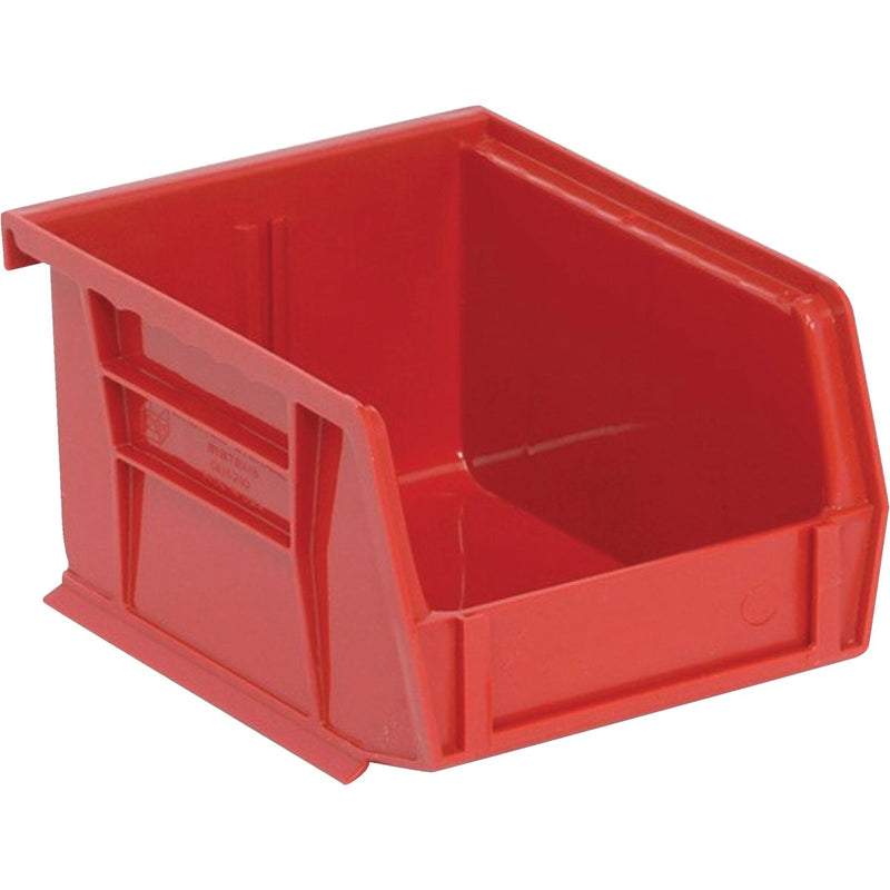 Quantum Storage Small Red Stackable Parts Bin (6-Pack)