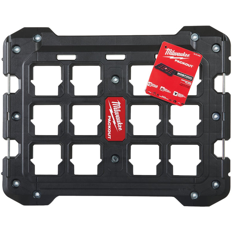 Milwaukee PACKOUT 18.4 In. W x 23.4 In. L Mounting Plate Bracket, 100 Lb. Capacity