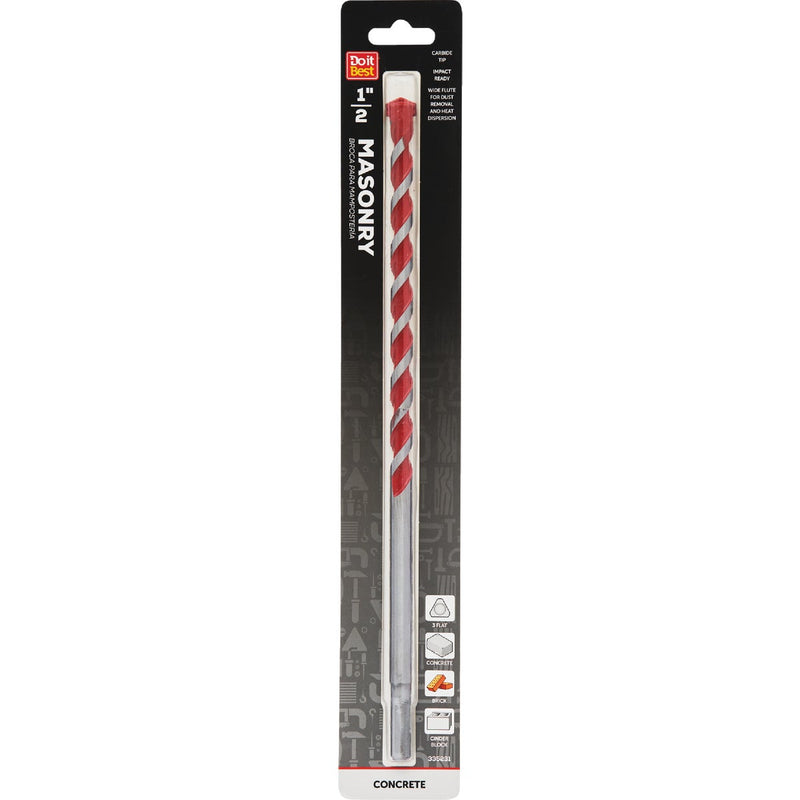 Do it Best 1/2 In. x 12 In. Rotary Masonry Drill Bit