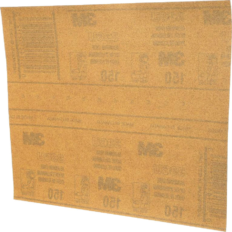 3M General Purpose 9 In. x 11 In. Aluminum Oxide Coarse Sandpaper, 60 Grit (20-Pack)