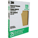 3M General Purpose 9 In. x 11 In. Aluminum Oxide Very Fine Sandpaper, 220 Grit (25-Pack)
