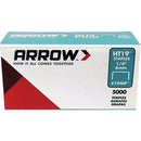 Arrow HT19 Hammer Tacker Staple, 1/4 In. (5000-Pack)