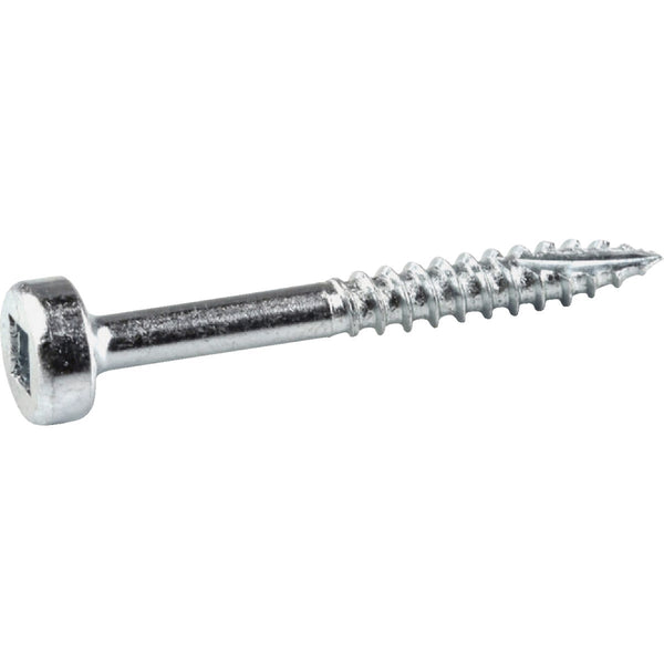 Kreg #6 x 1-1/4 In. Square Fine Thread Pan Head Zinc Pocket-Hole Screw (100 Ct.)