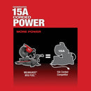 Milwaukee M18 FUEL 12 In. Brushless Dual Bevel Sliding Compound Cordless Miter Saw Kit with 12.0 Ah Battery & Charger