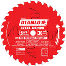 Diablo Steel Demon 5-3/8 In. 30-Tooth Ferrous Metals Circular Saw Blade, 10 mm Arbor