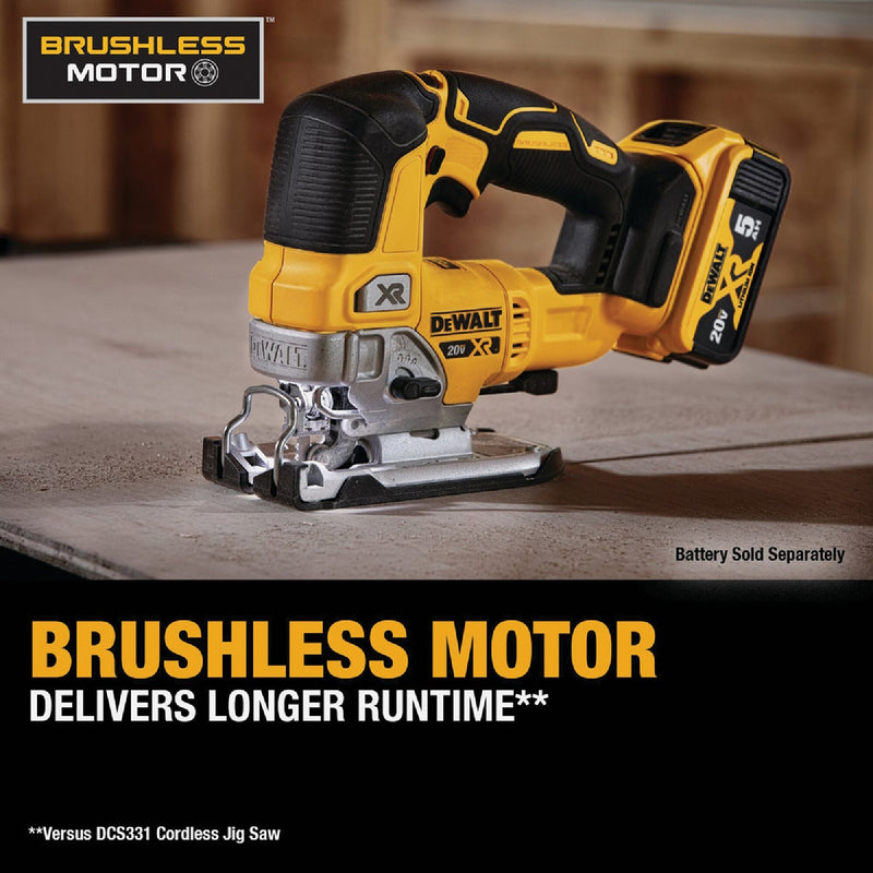 DEWALT 20V MAX XR Brushless Cordless Jig Saw (Tool Only)