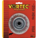 Weiler Vortec 3 In. Crimped 0.014 In. Angle Grinder Wire Brush