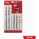 Milwaukee SAWZALL 16-Piece Multi-Material Reciprocating Saw Blade Set