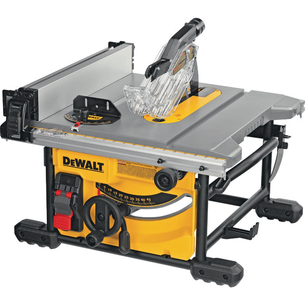 DEWALT 15-Amp 8-1/4 In. Compact Portable Jobsite Table Saw