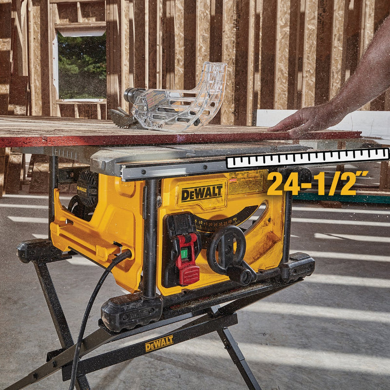 DEWALT 15-Amp 8-1/4 In. Compact Portable Jobsite Table Saw