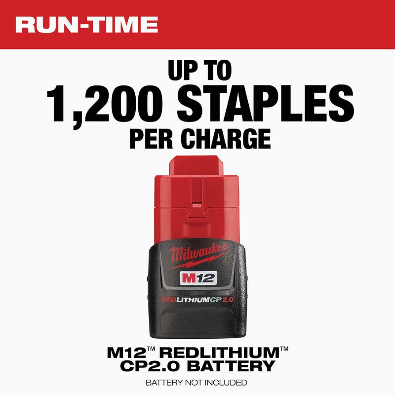 Milwaukee M12 1 In. Cordless Cable Stapler (Tool Only)