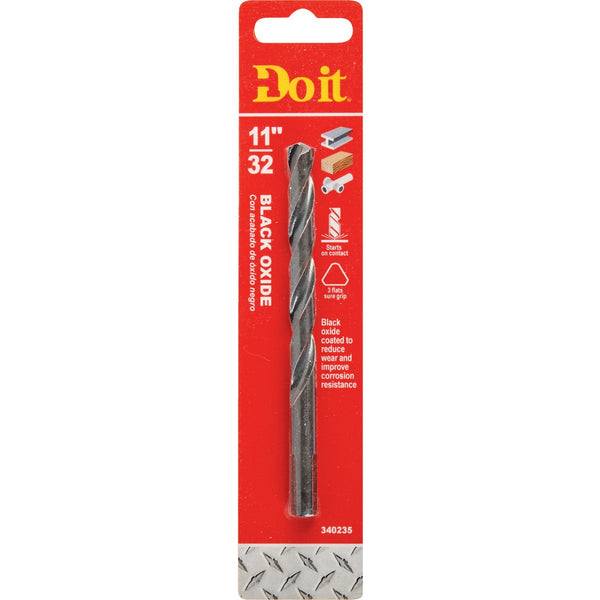 Do it 11/32 In. Black Oxide Drill Bit