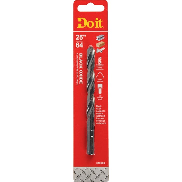 Do it 25/64 In. Black Oxide Drill Bit