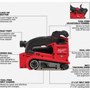 Milwaukee M18 FUEL Brushless 3 In. x 18 In. Cordless Belt Sander (Tool Only)