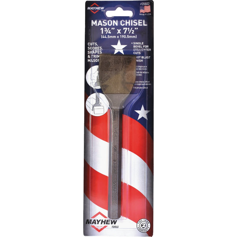 Mayhew Tools 1-3/4 In. x 7-1/2 In. Mason Chisel