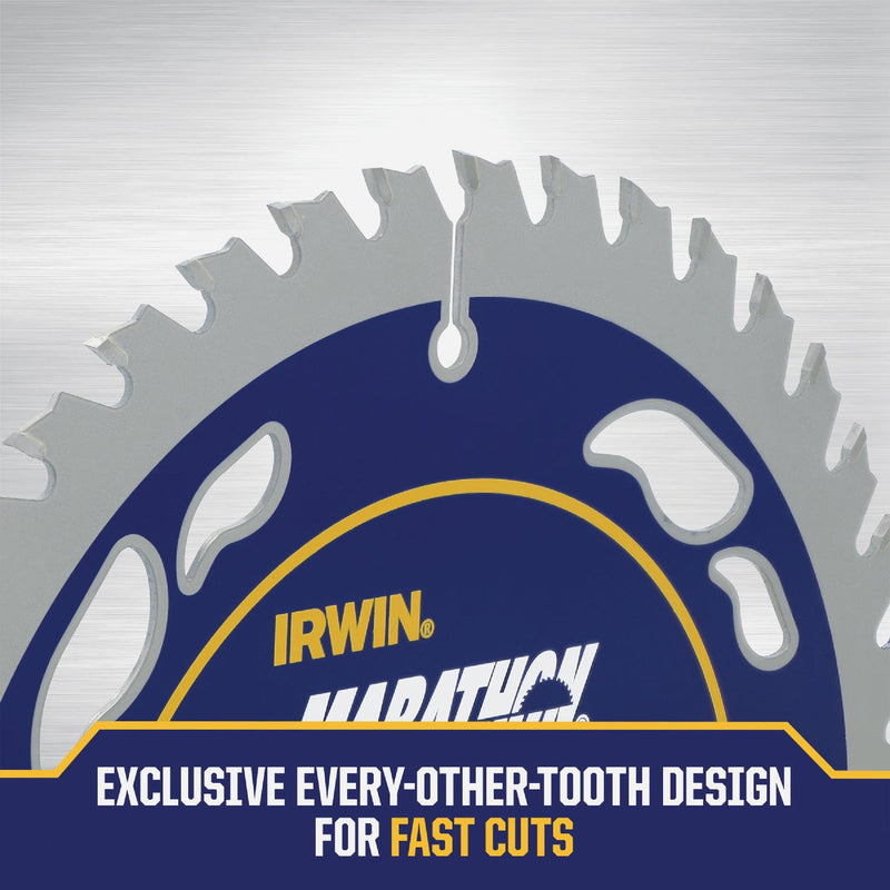 Irwin Marathon 7-1/4 In. 40-Tooth Trim/Finish Circular Saw Blade