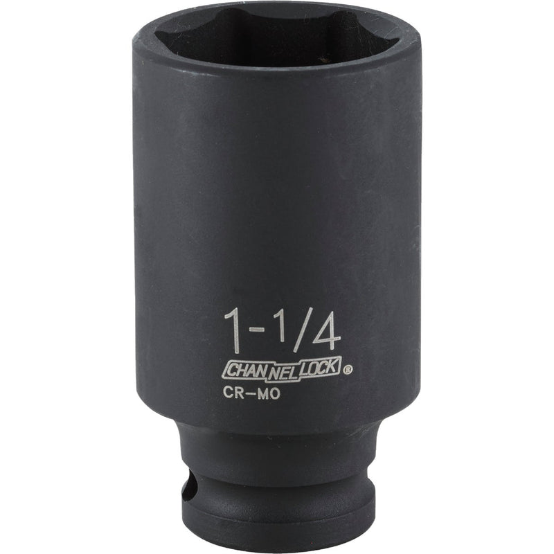 Channellock 1/2 In. Drive 1-1/4 In. 6-Point Deep Standard Impact Socket