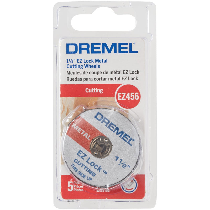 Dremel 1-1/2 In. EZ Lock Metal Cut-Off Wheel, (5-Pack)