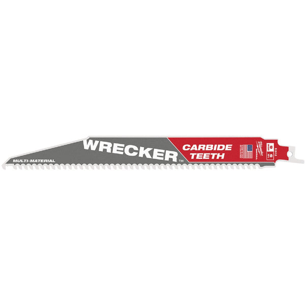 Milwaukee SAWZALL The WRECKER 9 In. 6 TPI Multi-Material Reciprocating Saw Blade