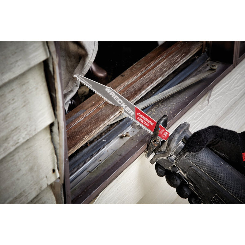Milwaukee SAWZALL The WRECKER 9 In. 6 TPI Multi-Material Reciprocating Saw Blade