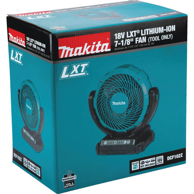 Makita 18 Volt LXT Lithium-Ion 7-1/8 In. Cordless Jobsite Fan (Tool Only)