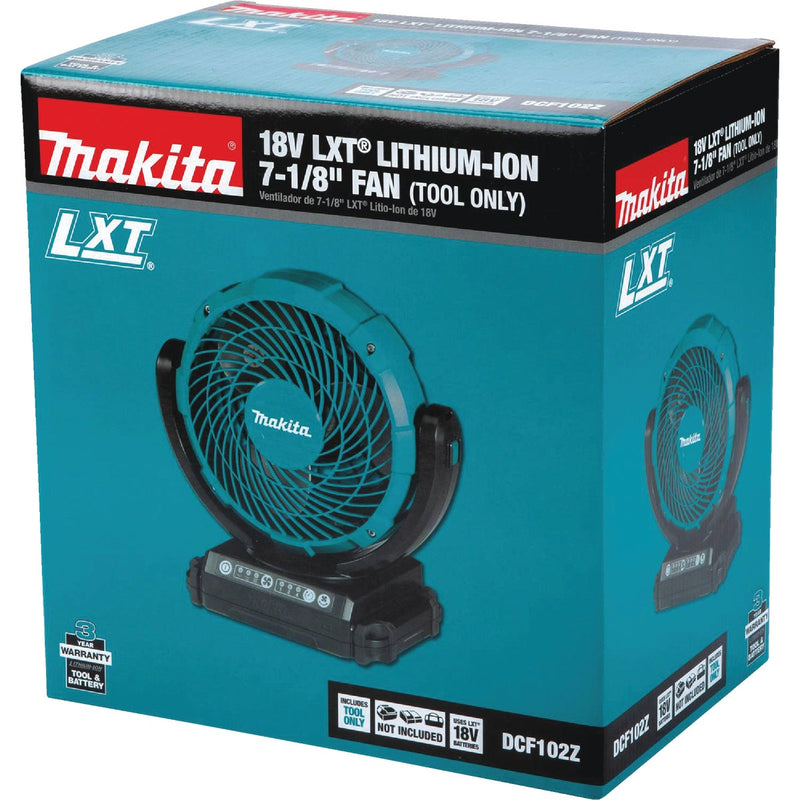 Makita 18 Volt LXT Lithium-Ion 7-1/8 In. Cordless Jobsite Fan (Tool Only)