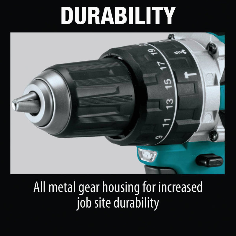 Makita 18-Volt LXT Lithium-Ion Brushless 1/2 In. Compact Cordless Hammer Drill (Tool Only)