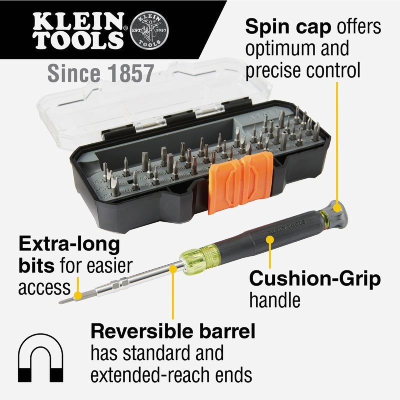 Klein All-in-1 Precision Screwdriver Set with Case (40-Piece)