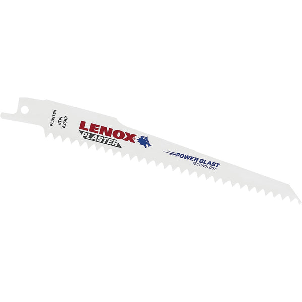 Lenox 6 In. 6 TPI Plaster Reciprocating Saw Blade (5-Pack)