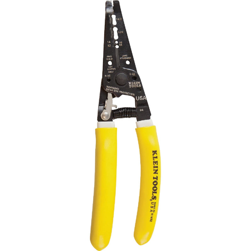 Klein 7-3/4 In. 12/2 and 14/2 AWG Solid Kurved NM Wire Stripper