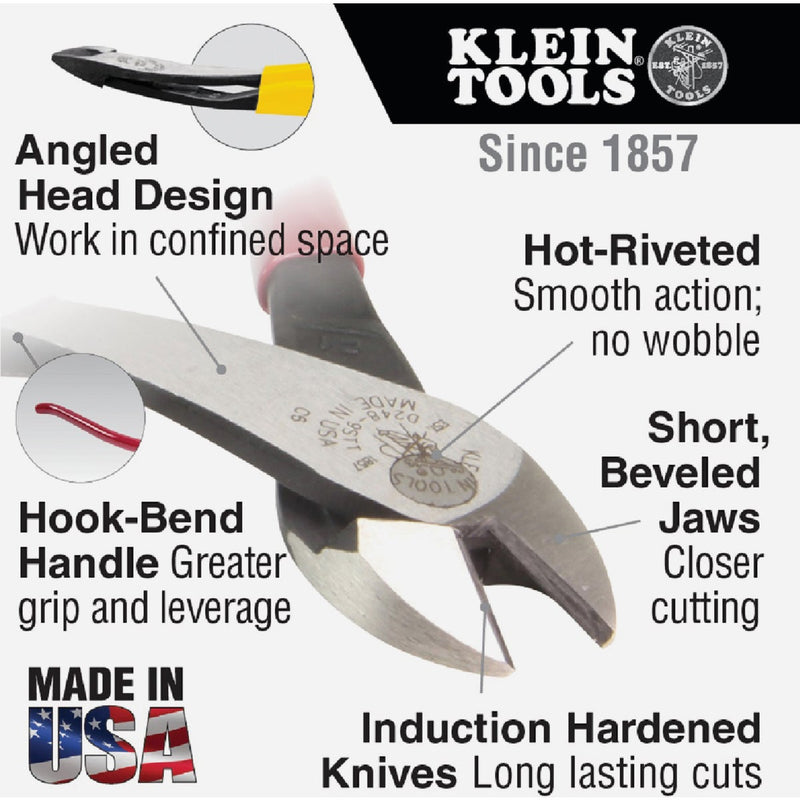 Klein 9 In. Steel High-Leverage Diagonal-Cutting Ironworker Pliers