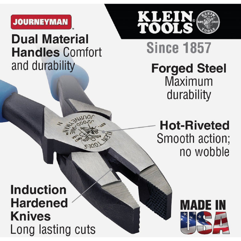 Klein Journeyman High-Leverage Linesman Pliers