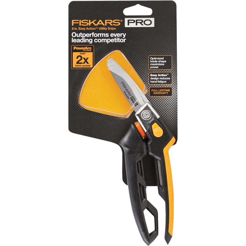 Fiskars PowerArc 8 In. Offset Utility Snips