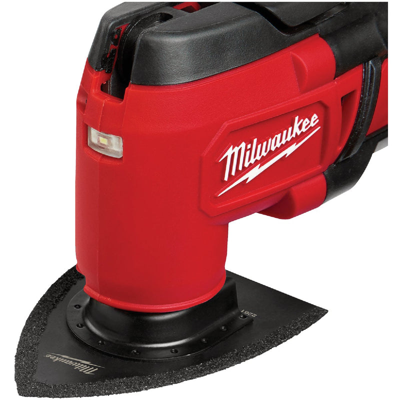 Milwaukee OPEN-LOK 3 In. 2-In-1 Bi-Metal Hybrid Carbide Grit Oscillating Blade