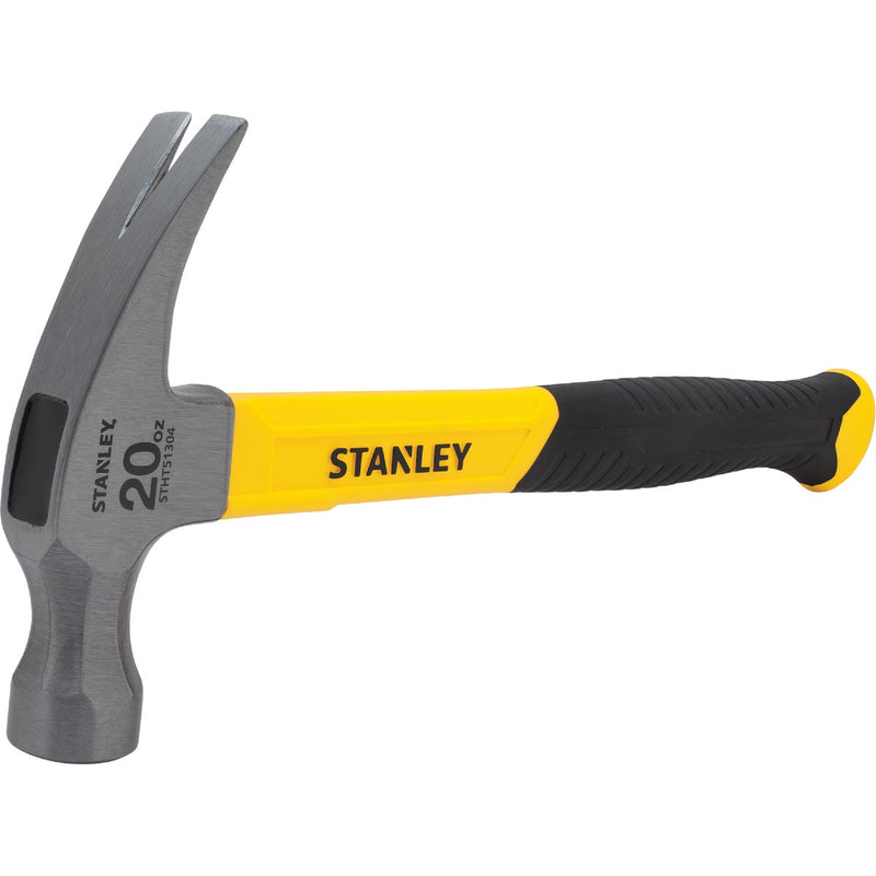 Stanley 20 Oz. Smooth-Face Rip Claw Hammer with Fiberglass Handle