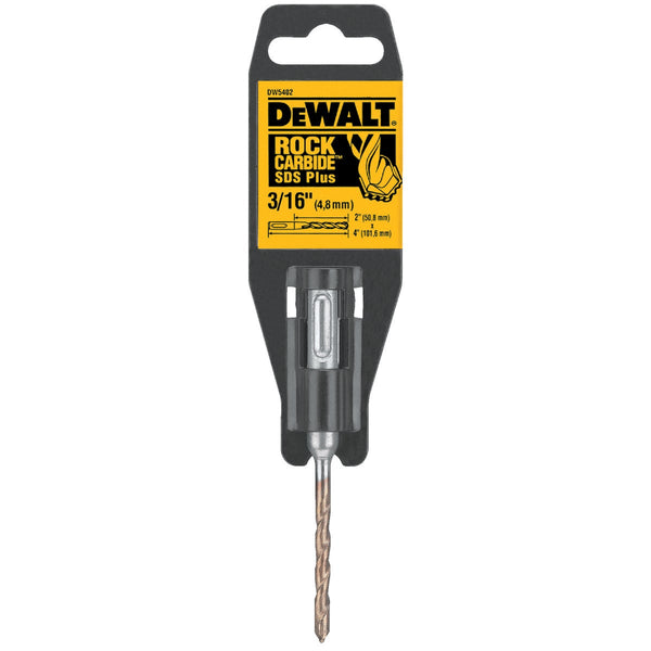 DEWALT SDS-Plus 3/16 In. x 4 In. 2-Cutter Rotary Hammer Drill Bit