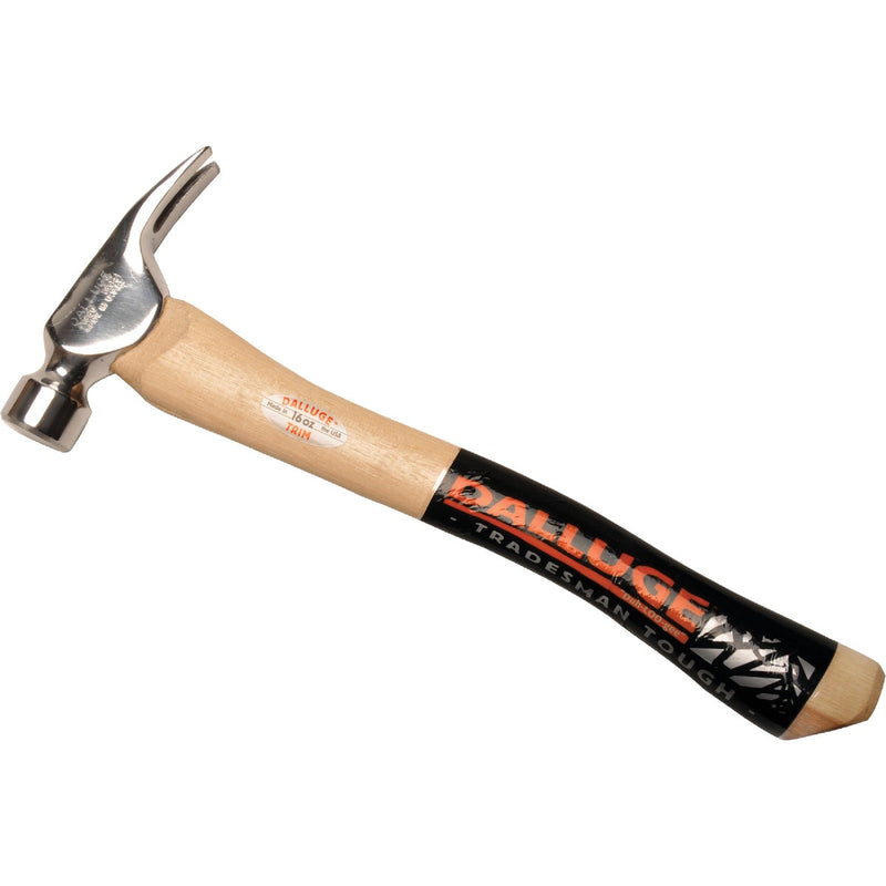 Dalluge 16 Oz. Smooth-Face Curved Claw Hammer with Hickory Handle