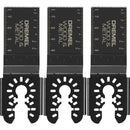 Dremel Universal 1-1/4 In. Bi-Metal Wood/Metal Flush Cut Oscillating Blade (4-Pack)