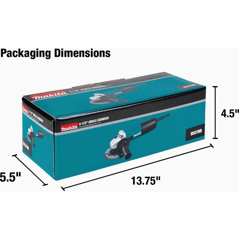 Makita 4-1/2 In. 7.5-Amp Angle Grinder with Lock-On