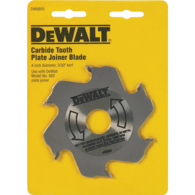 DEWALT 4 In. 6-Tooth Carbide Plate Joiner Blade