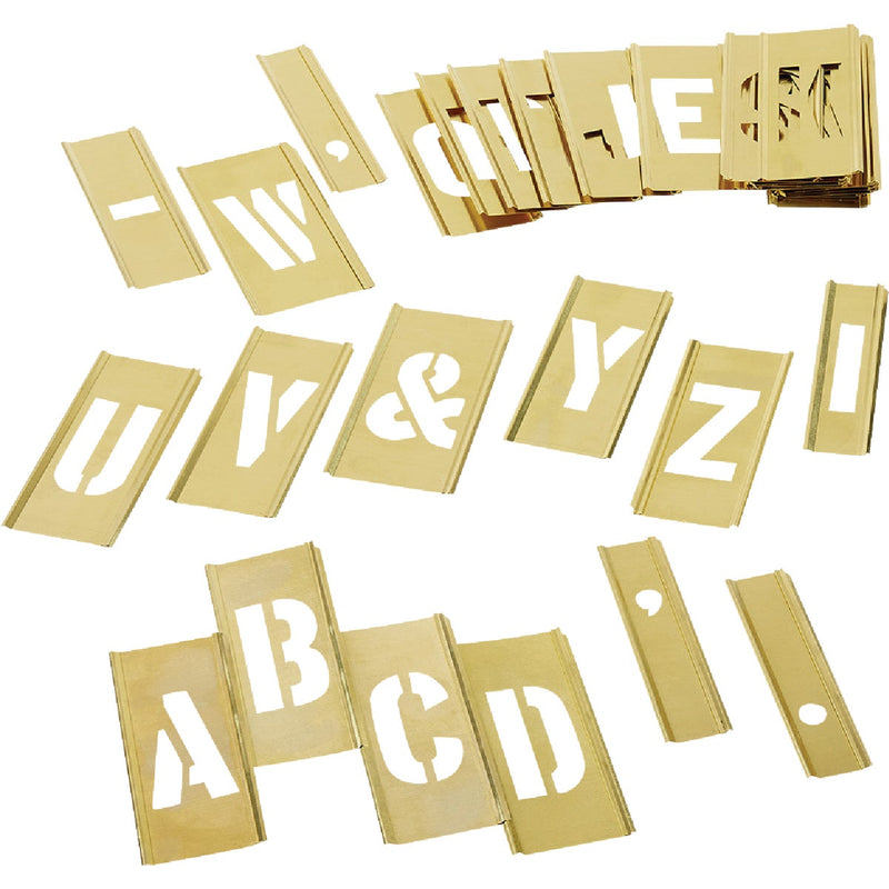 CH Hanson 2 In. Letter Stencil Set (32 Piece)