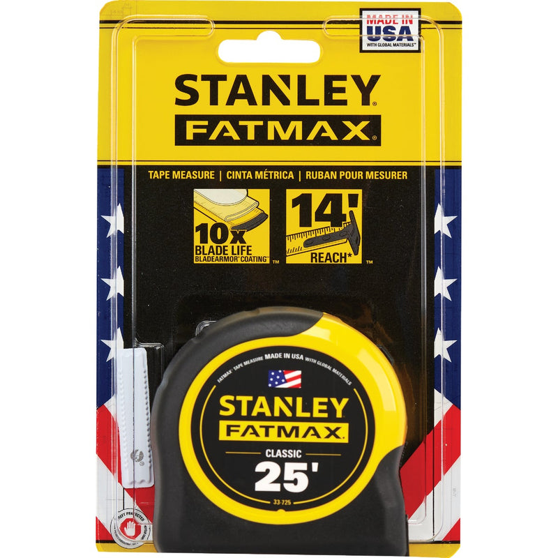 Stanley FatMax 25 Ft. Classic Tape Measure with 11 Ft. Standout